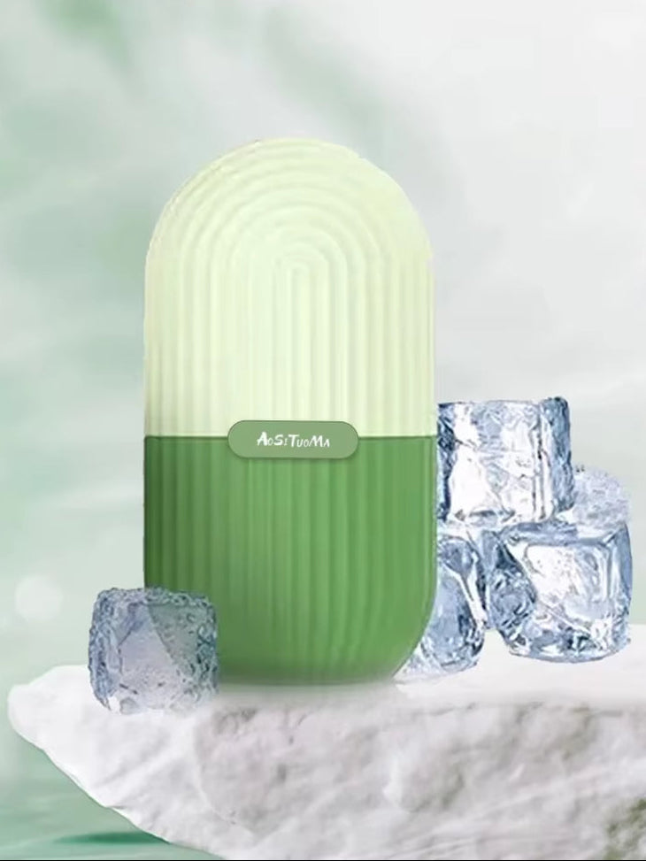 Silicone Ice Face Roller Contour and Shrink Pores,Remove Dark Circles,Massage Skin Beauty Facial Roller for Eyes,Neck,Care Tool